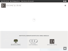 Tablet Screenshot of egoclinic.ro